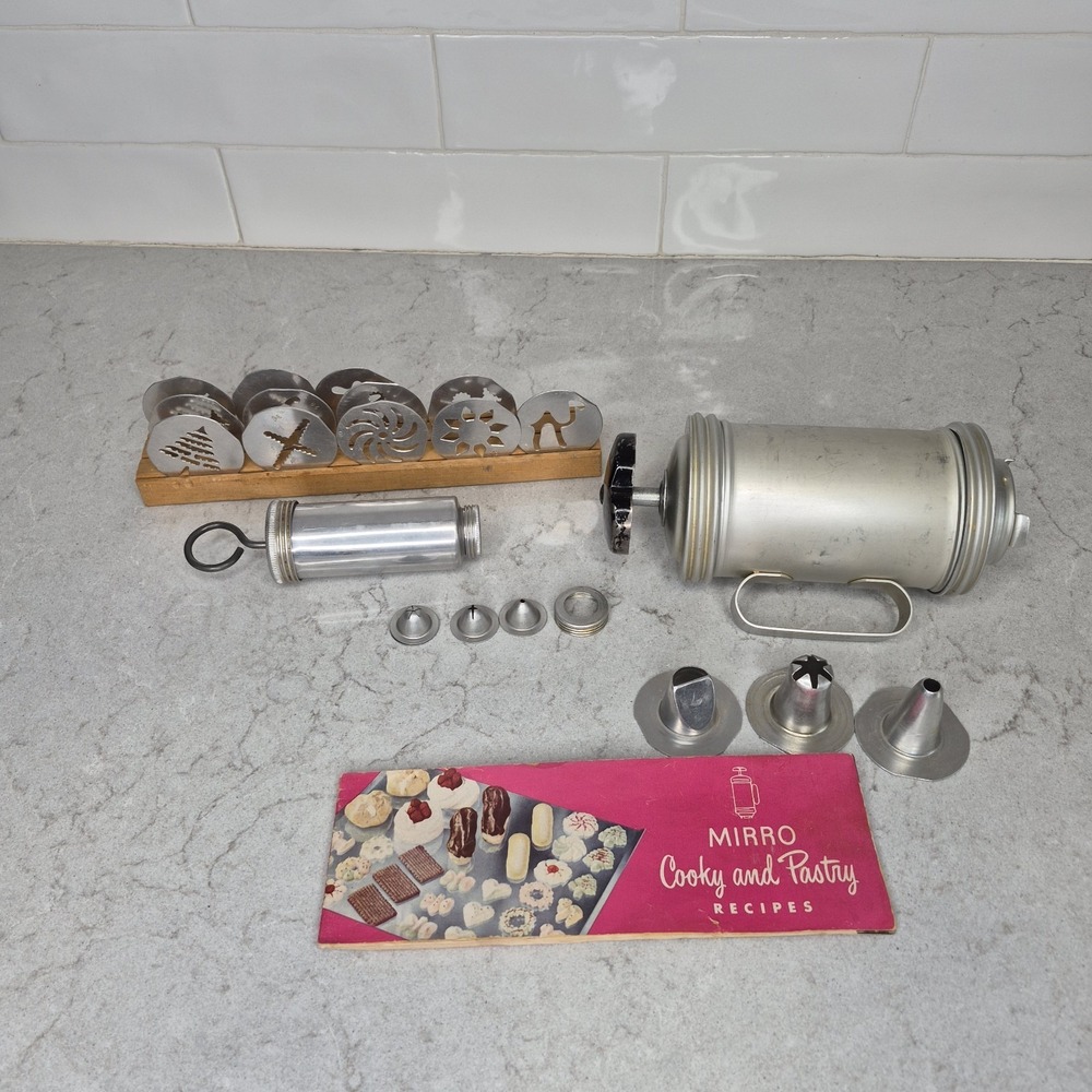 Vintage Mirro Aluminum‎ Cookie Press Cake Decorating
